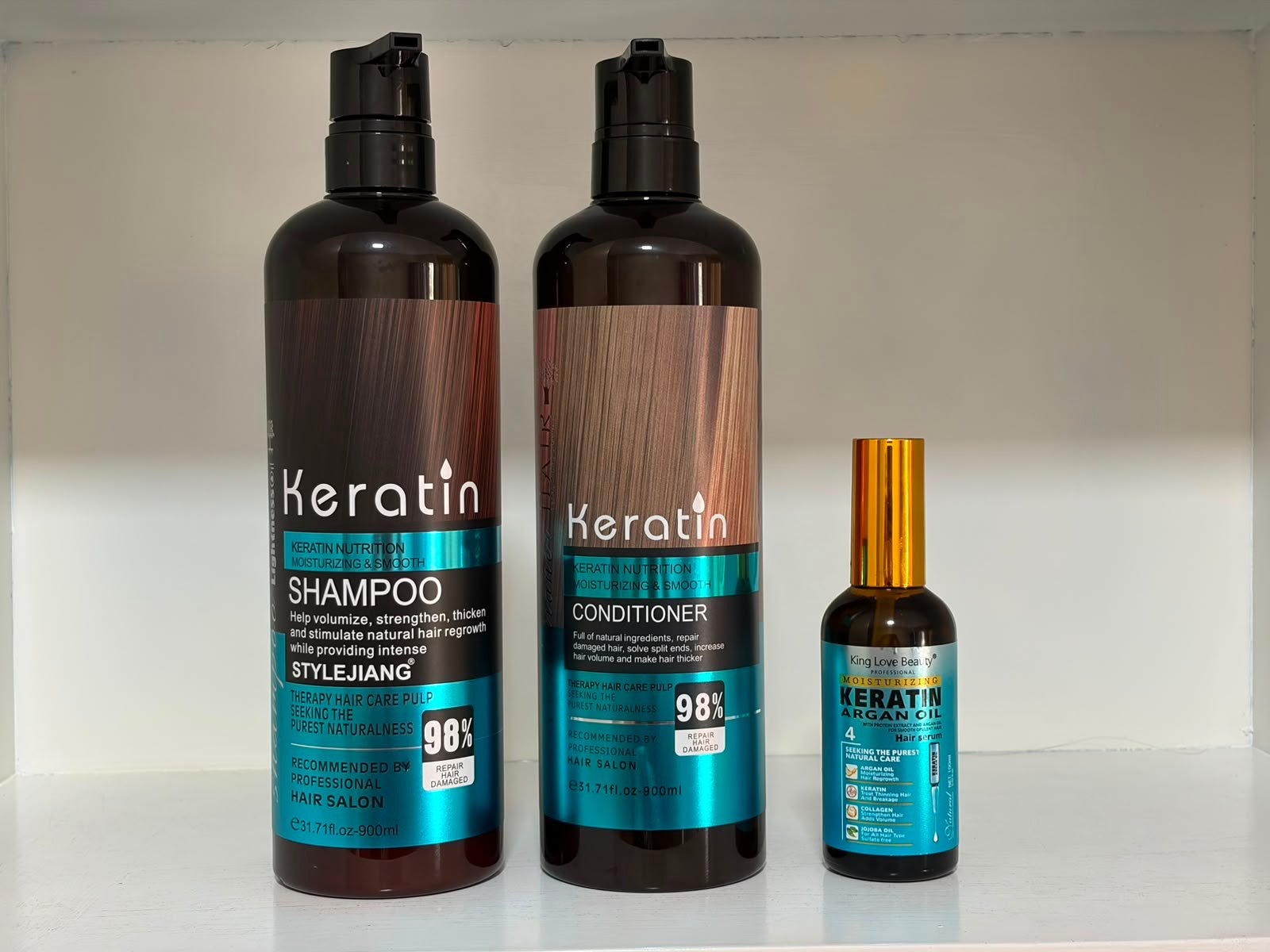 Set de Cuidado Capilar Keratin