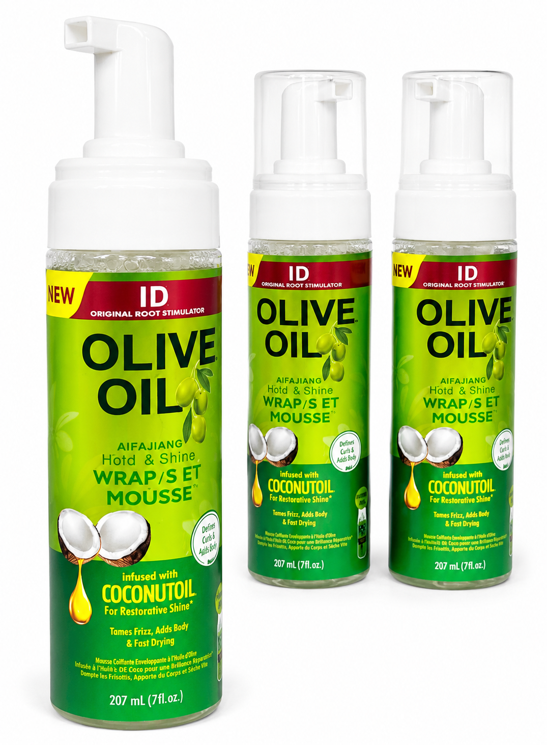 Mousse para definir rizos 