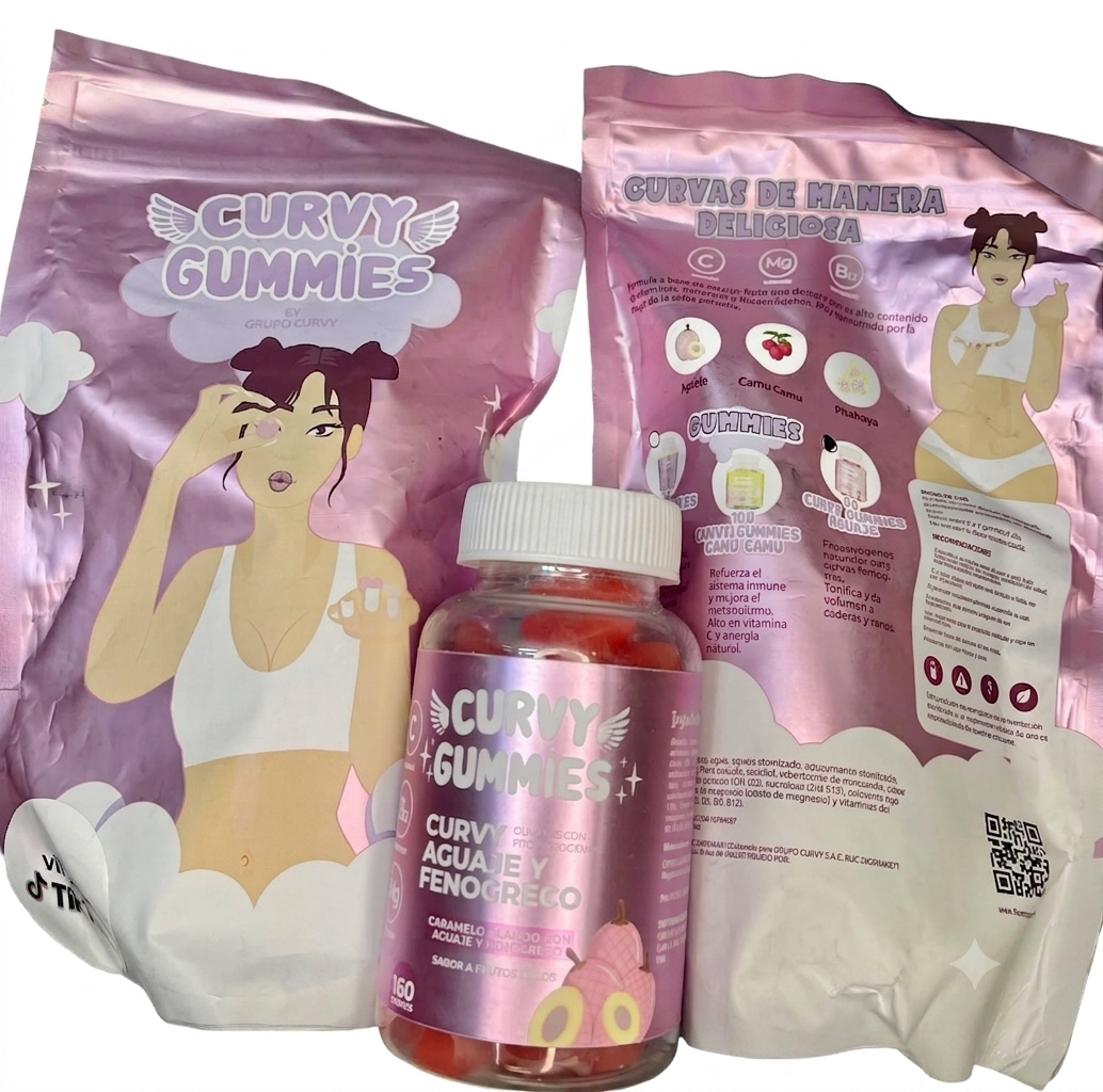 Gomitas de aguaje y fenogreco