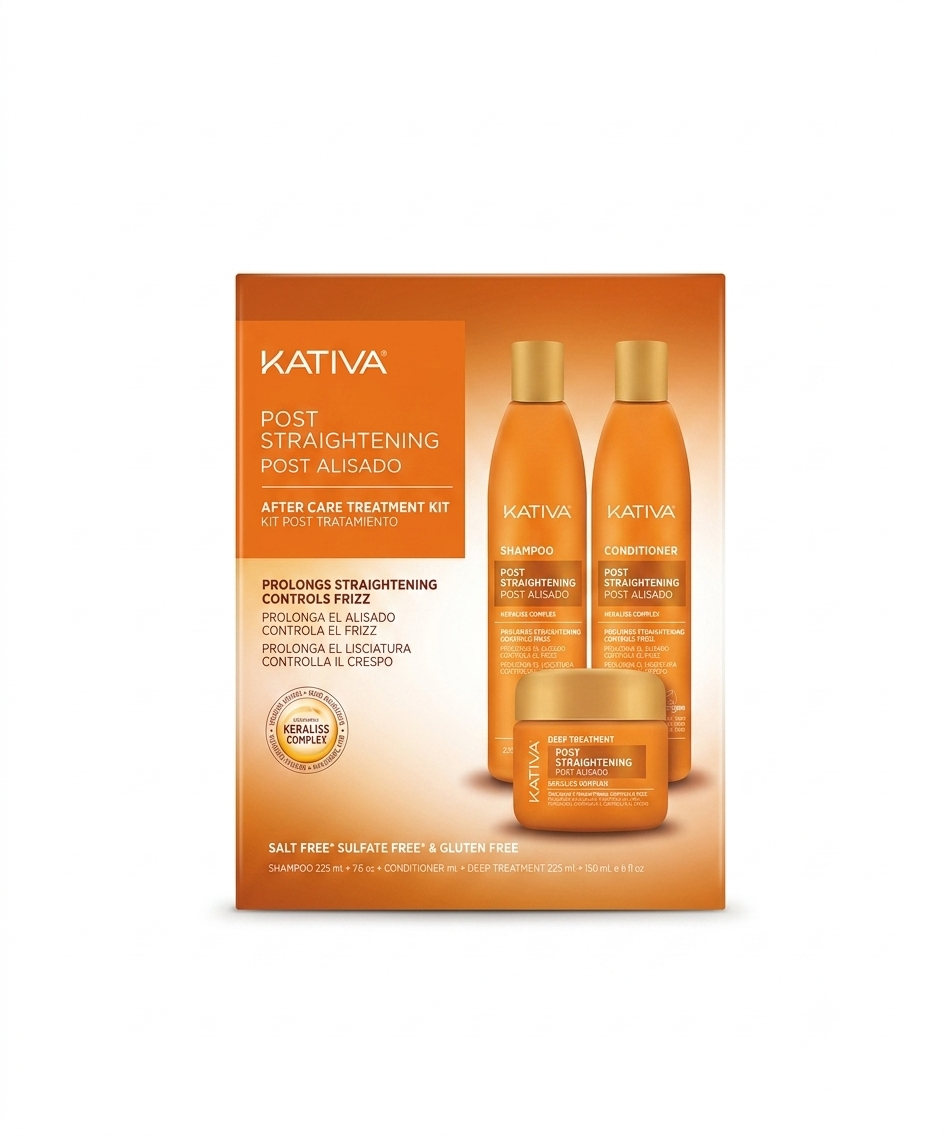 Kativa Post Straightening / Post Alisado (After Care Treatment Kit)